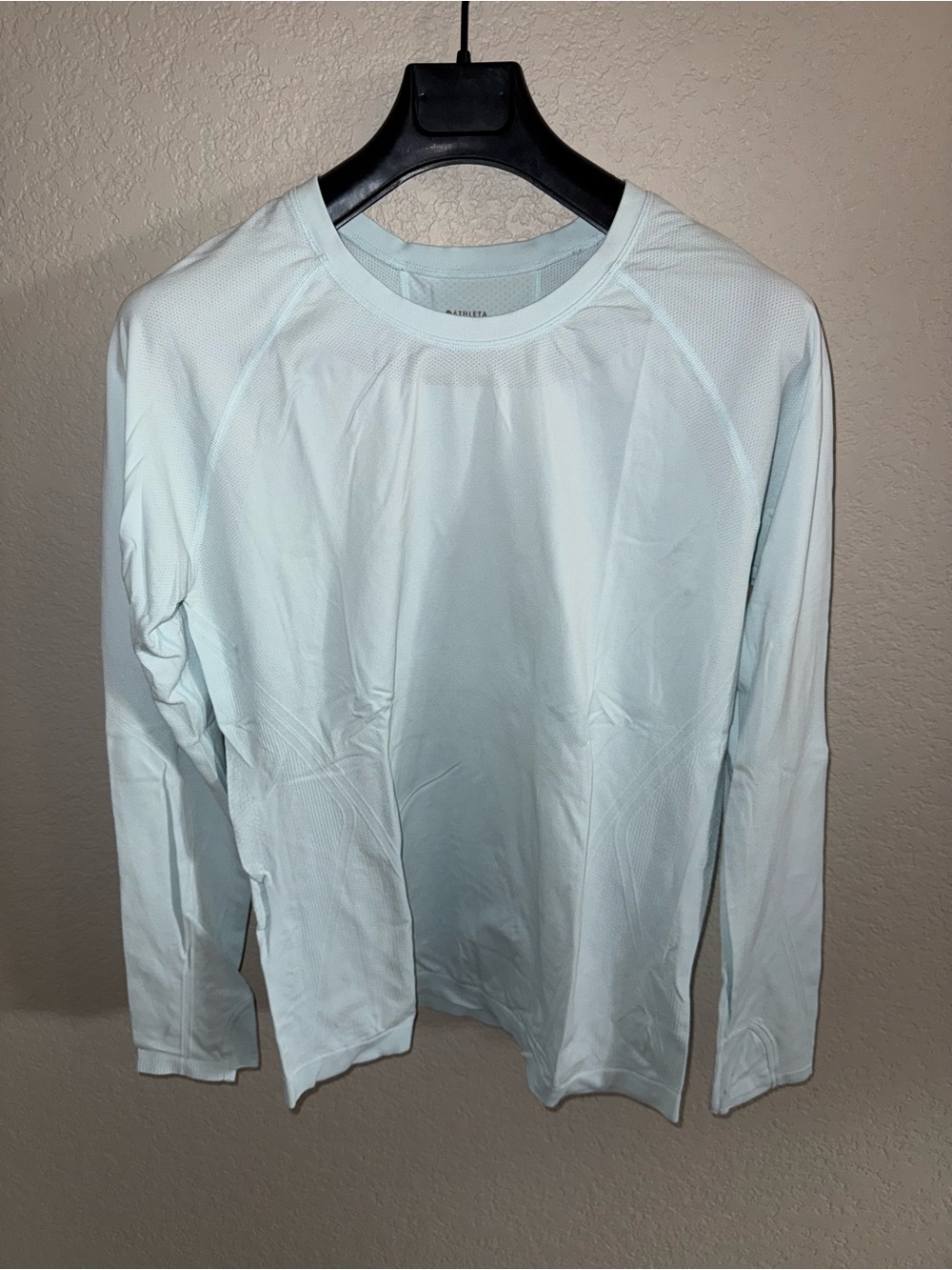 Athleta Momentum Seamless Long Sleeved top - Mint- XL - VGUC